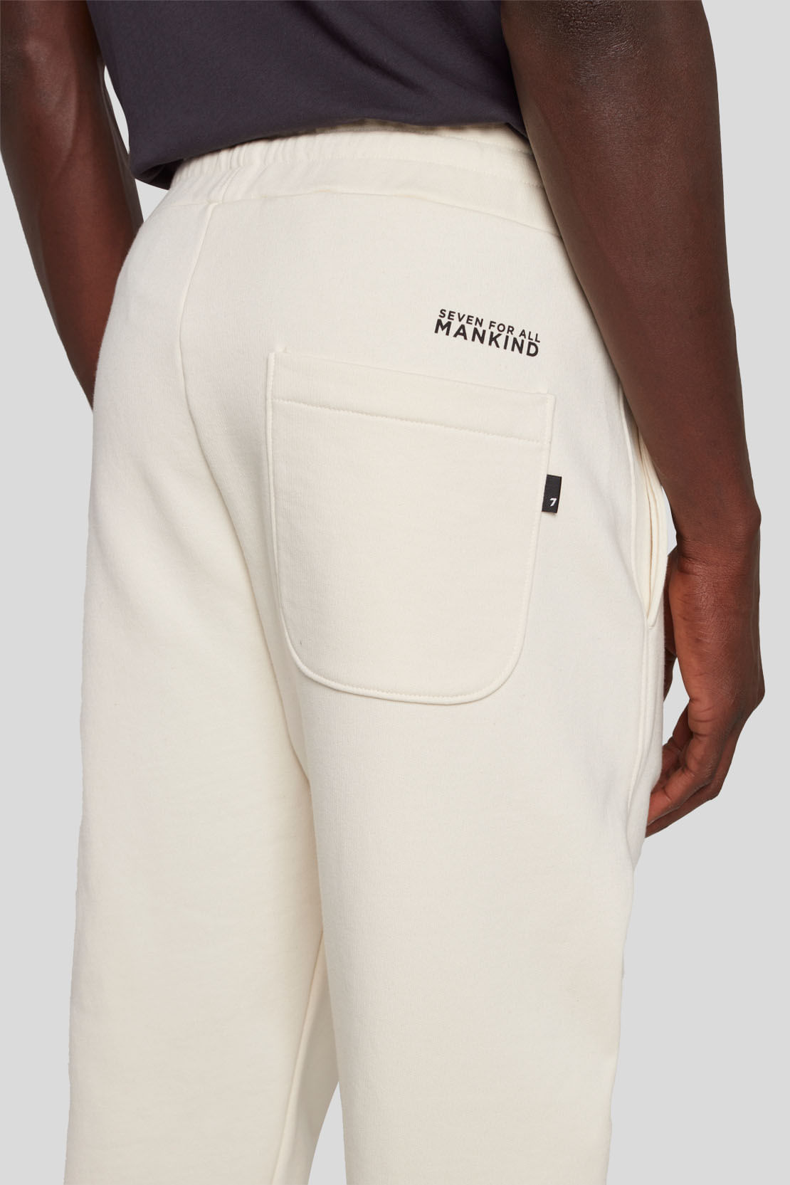 SWEATPANTS ORGANIC COT DOVER WHITE