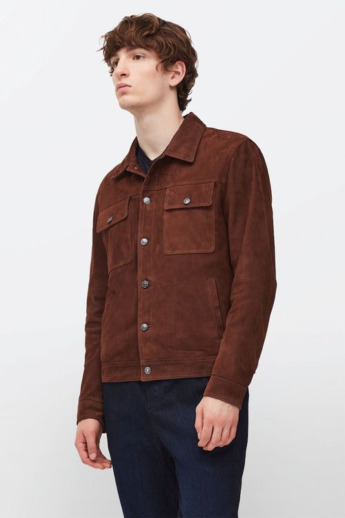 MODERN TRUCKER SUEDE CHESTNUT