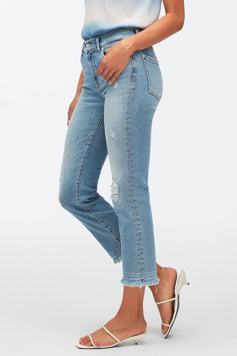 THE STRAIGHT CROP Luxe Vintage Artful