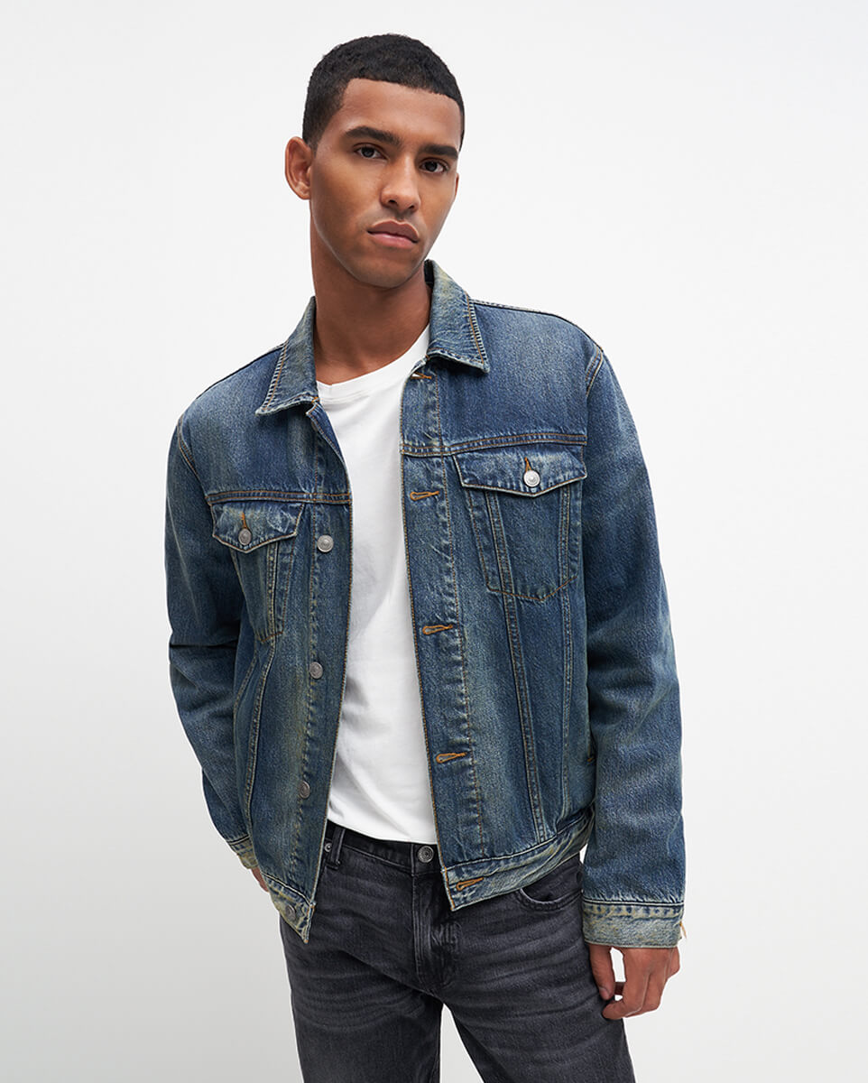 PLAIN LTRUCKER JACKET TWIN PEAKS