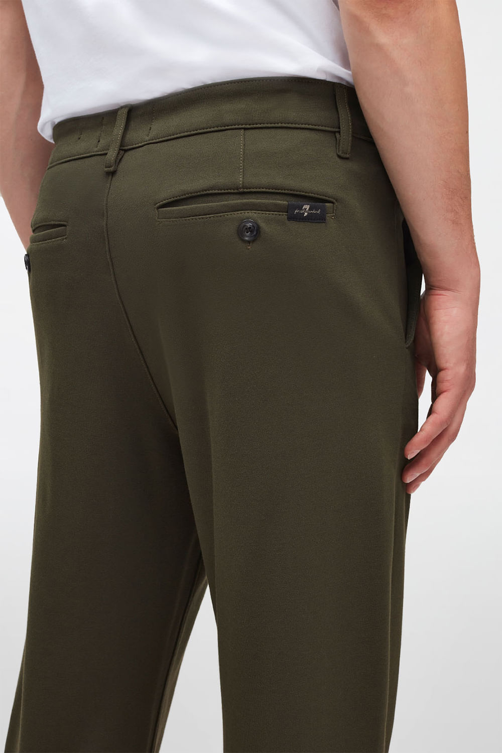 TRAVEL CHINO DOUBLE KNIT ARMY