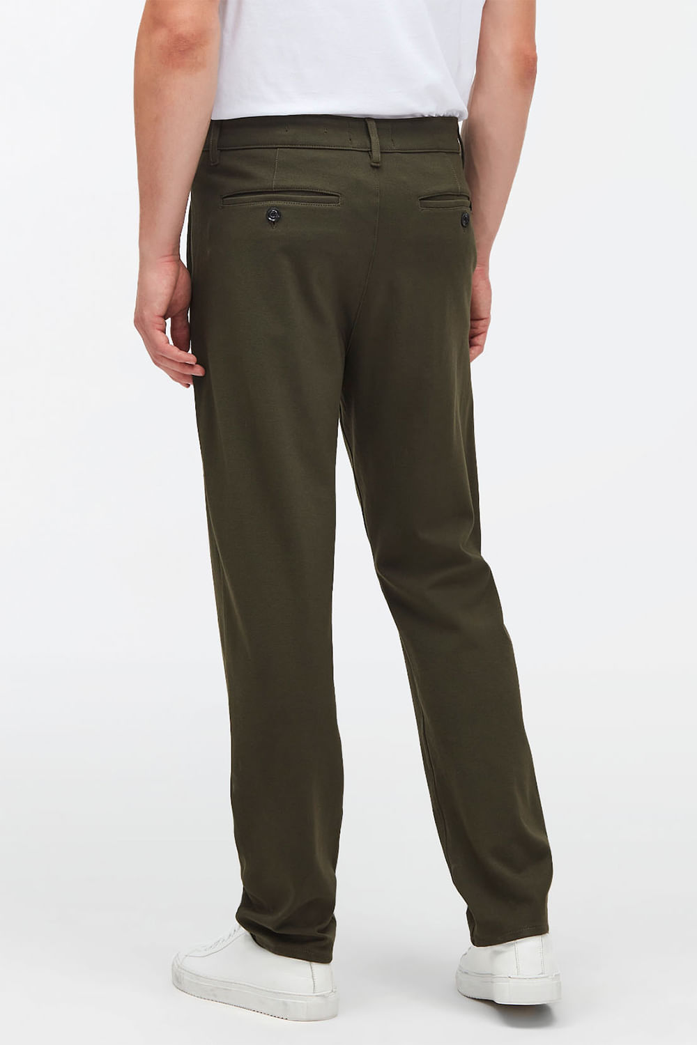 TRAVEL CHINO DOUBLE KNIT ARMY