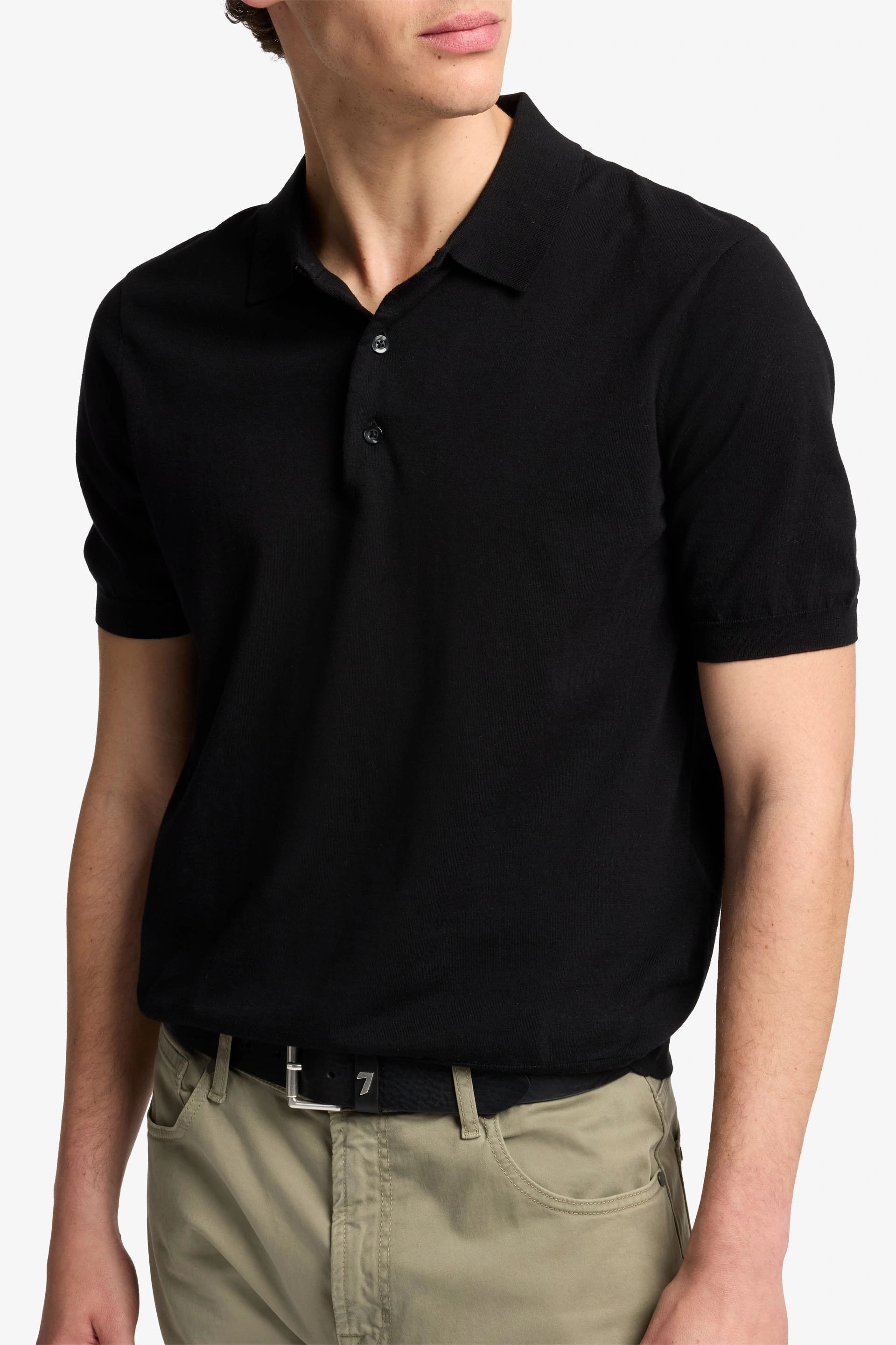 POLO COTTON BLACK