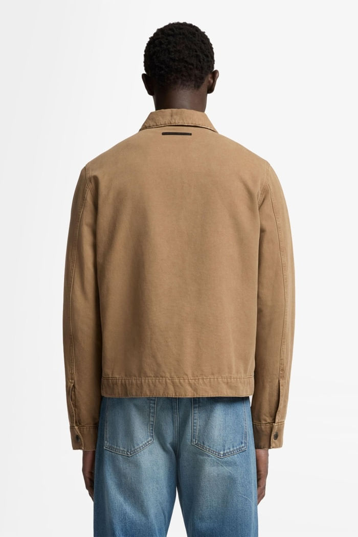 HARRINGTON JACKET CANVAS KHAKI