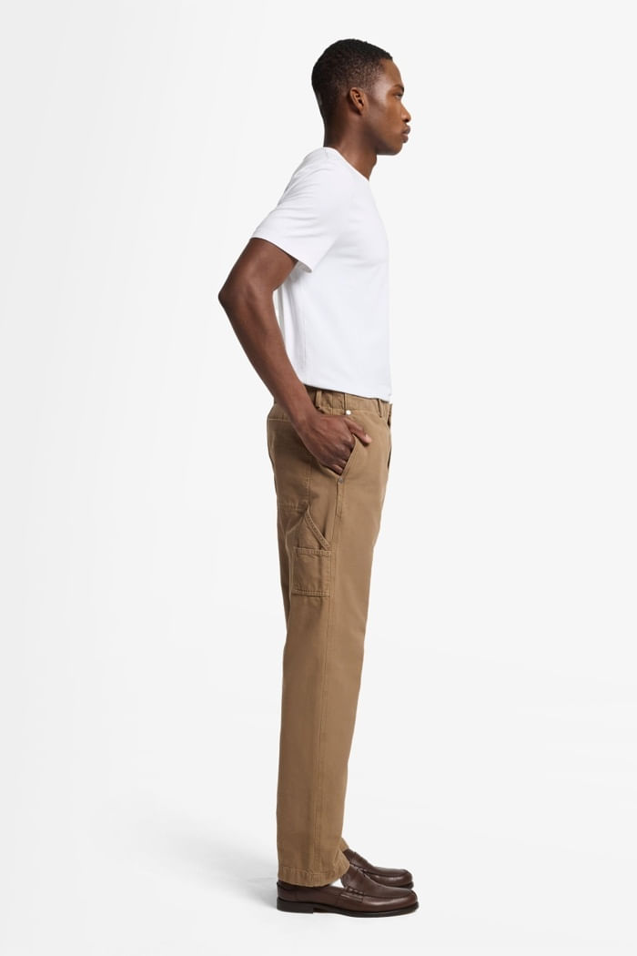 CARPENTER CHINO CANVAS KHAKI