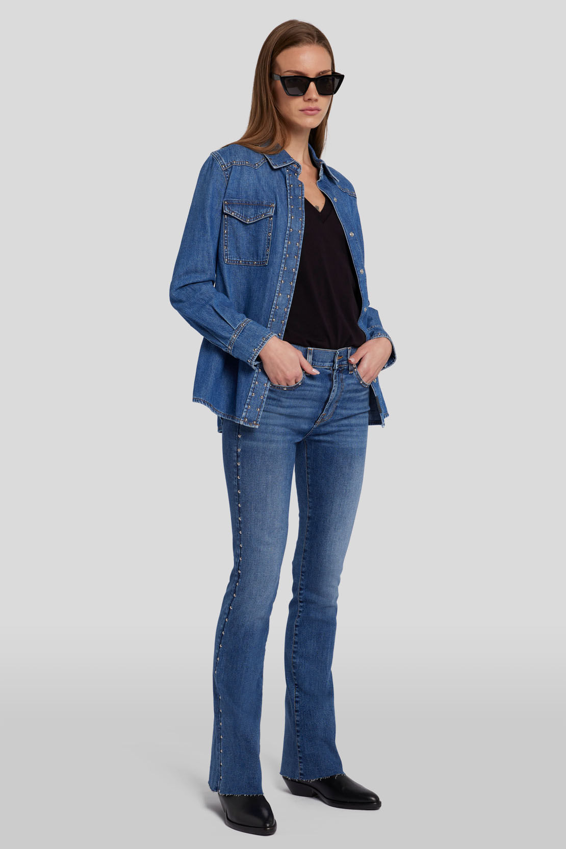 BOOTCUT TAILORLESS JUKEBOX STUDS