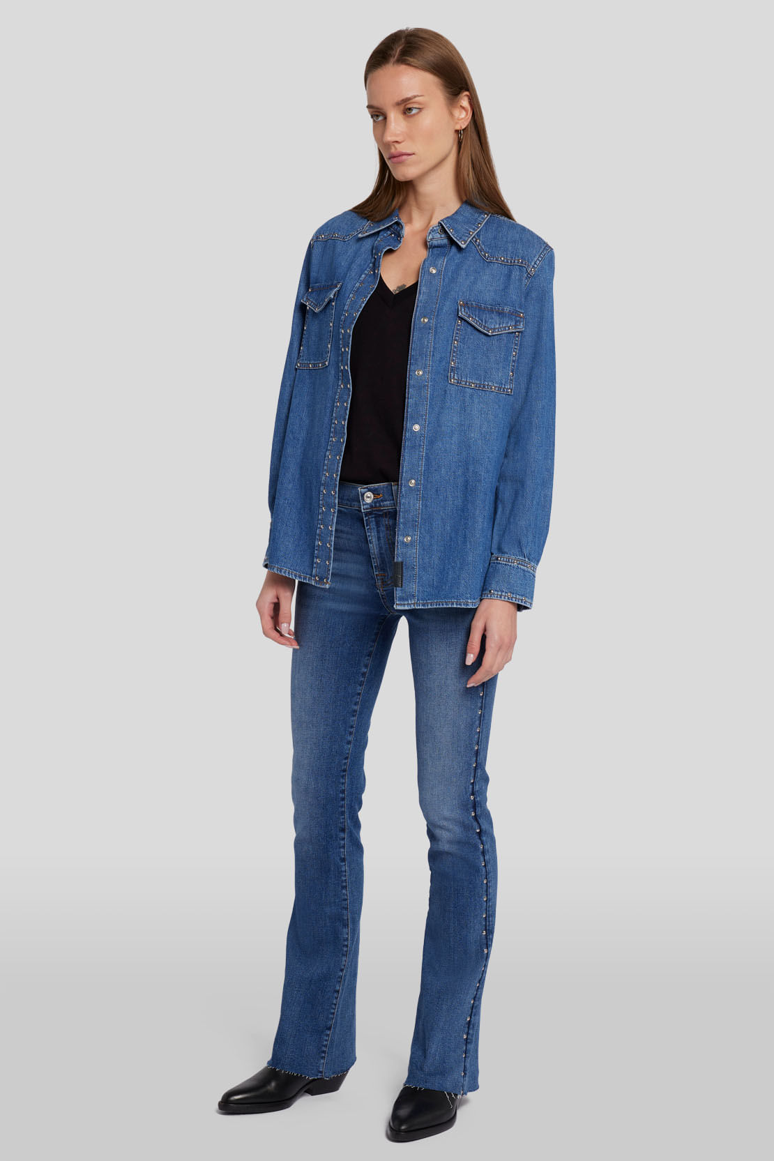 BOOTCUT TAILORLESS JUKEBOX STUDS