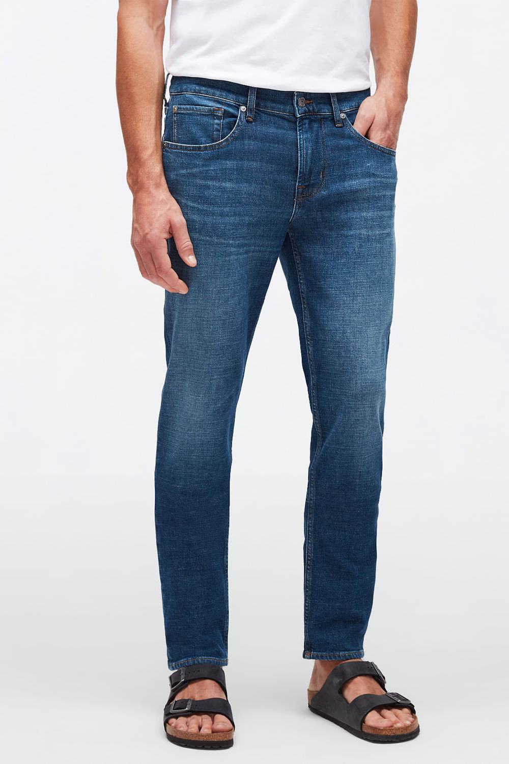 SLIMMY TAP HEMP DENIM DARK BLUE