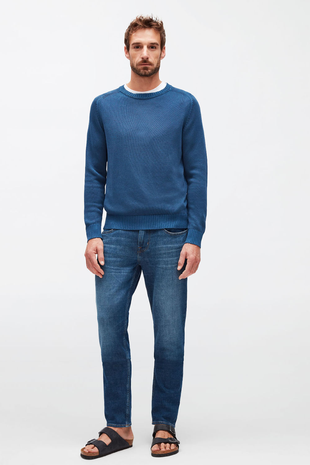 SLIMMY TAP HEMP DENIM DARK BLUE