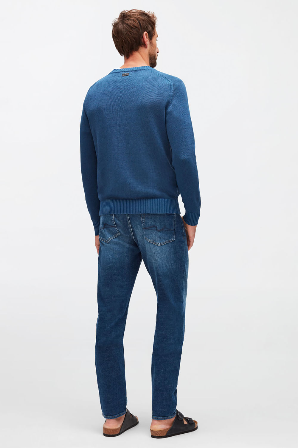 SLIMMY TAP HEMP DENIM DARK BLUE