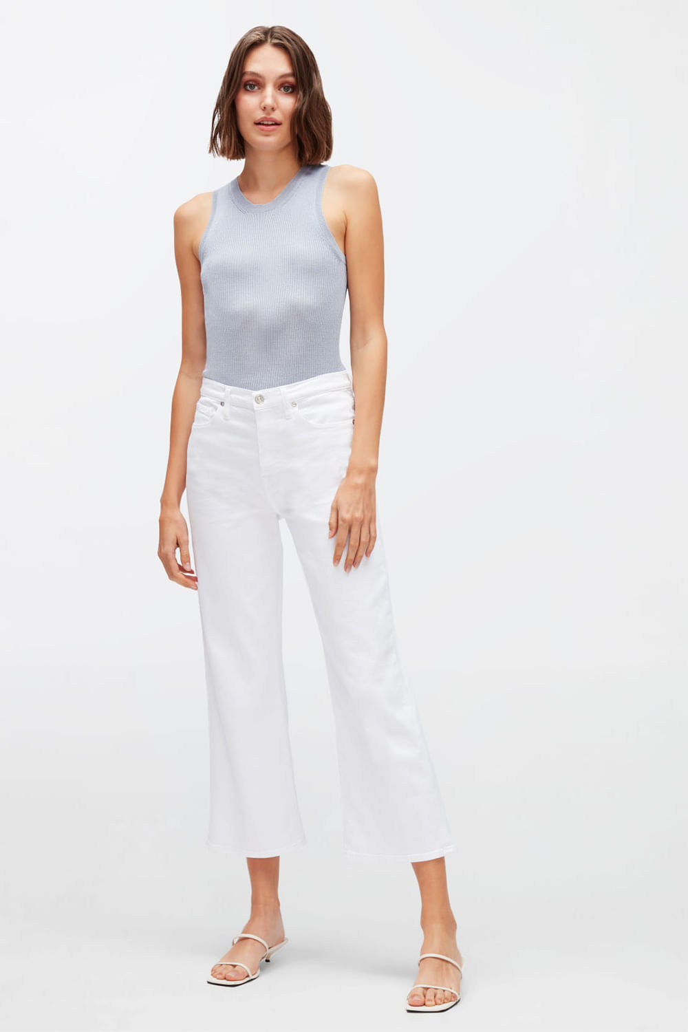 CROPPED ALEXA LUXE VINTAGE WHITE