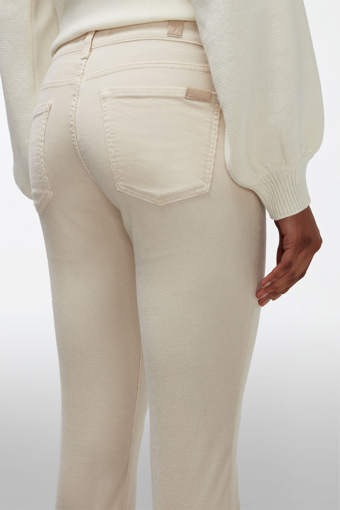 BOOTCUT CORDUROY WINTER WHITE