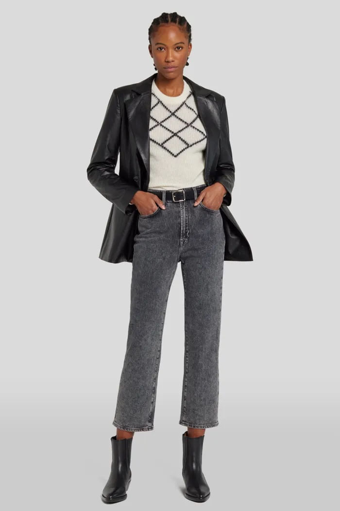 EMBELLISHED BELT LEATHER BLACK