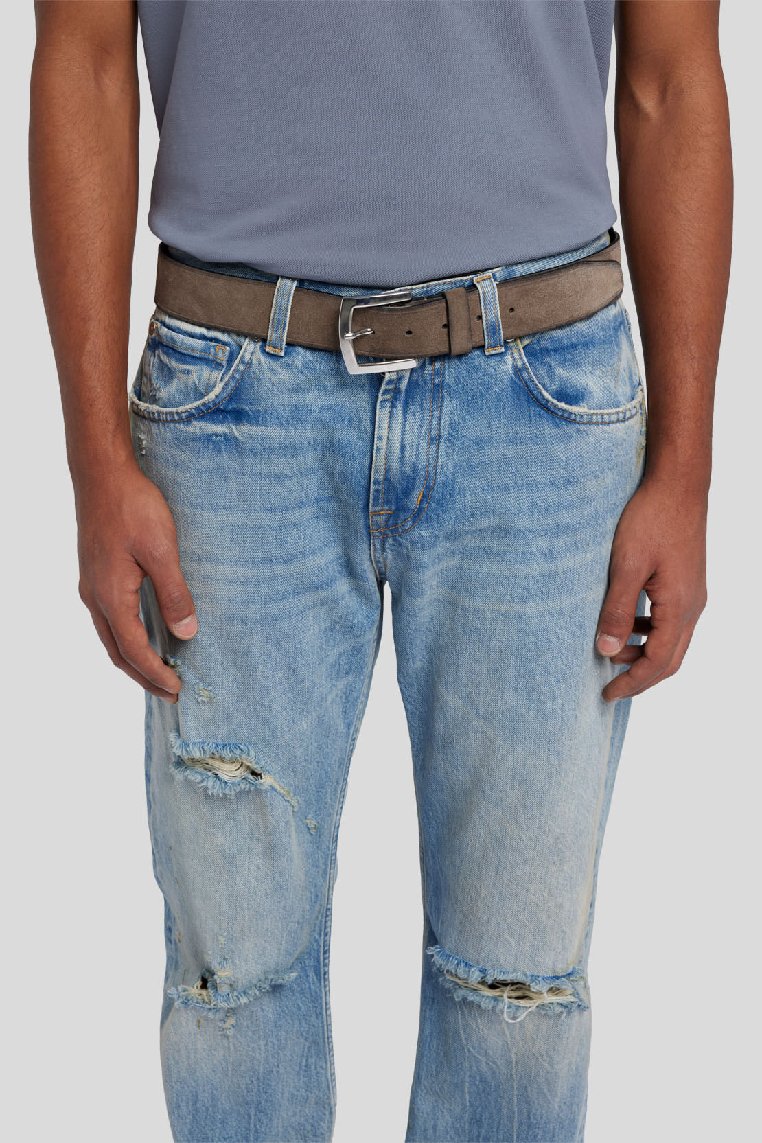 CLASSIC BELT SUEDE IRONGATE