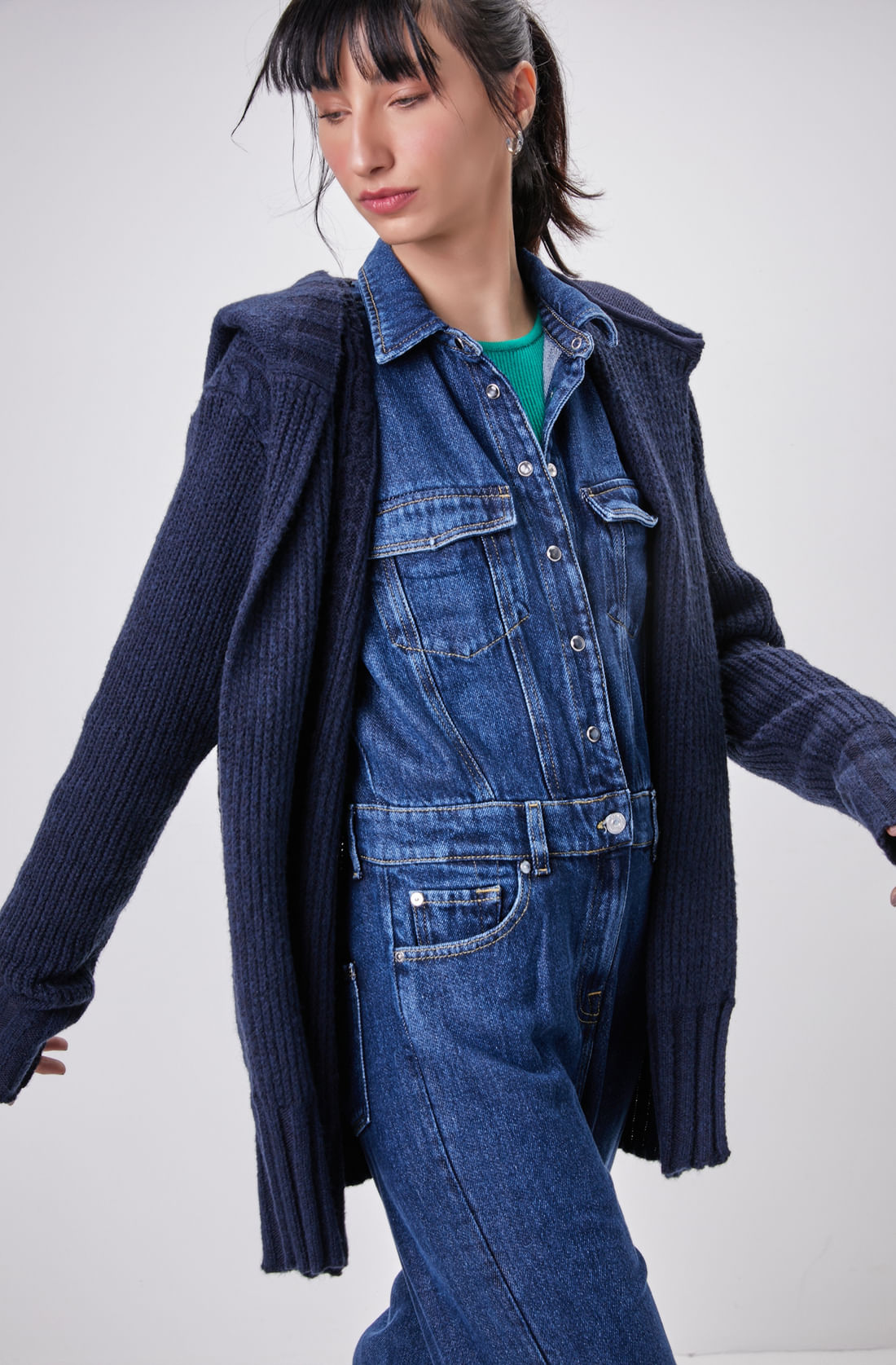 VIENA COAT DEEP BLUE