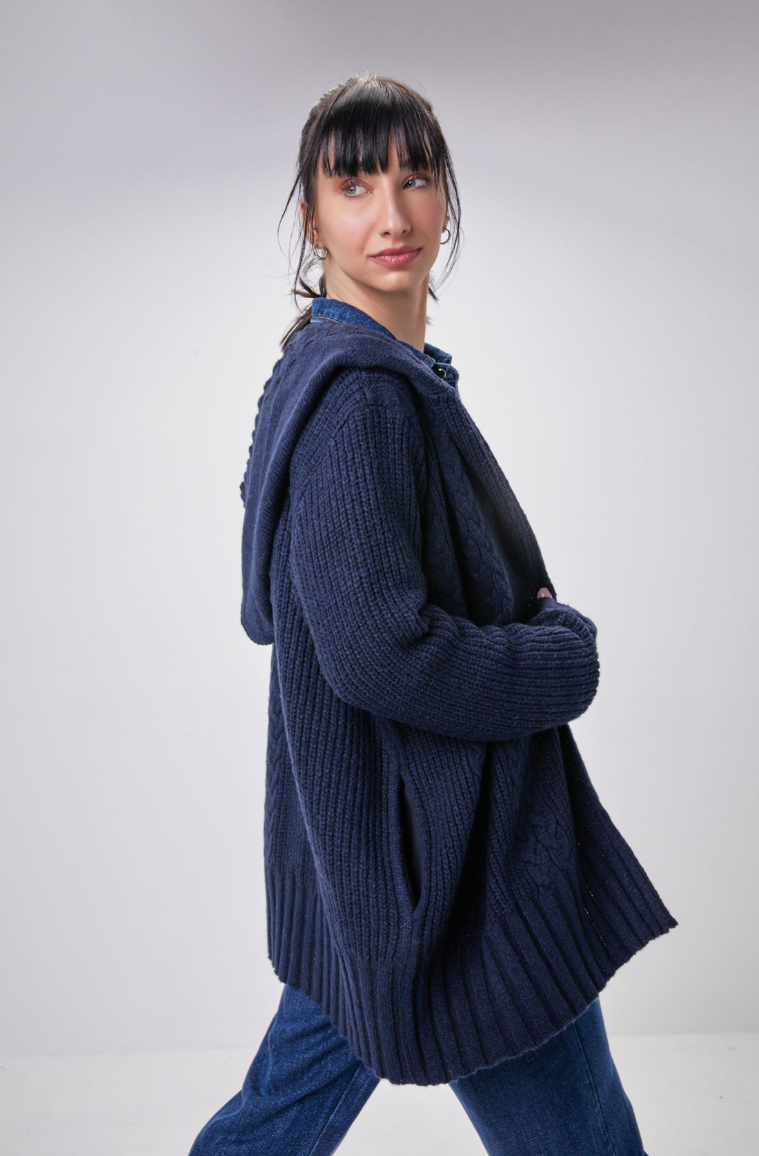 VIENA COAT DEEP BLUE