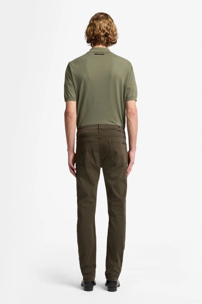 SLIMMY STRETCH SATEEN DARK OLIVE
