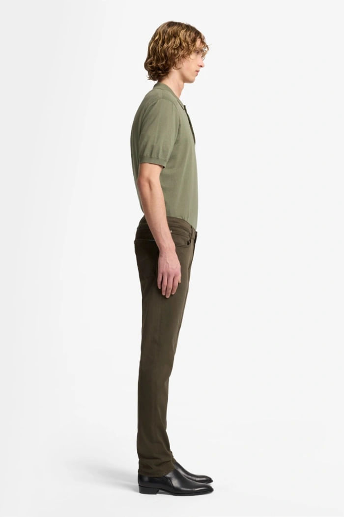 SLIMMY STRETCH SATEEN DARK OLIVE