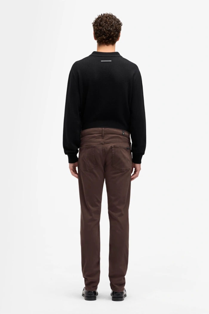 SLIMMY STRETCH SATEEN COFFEE BEAN