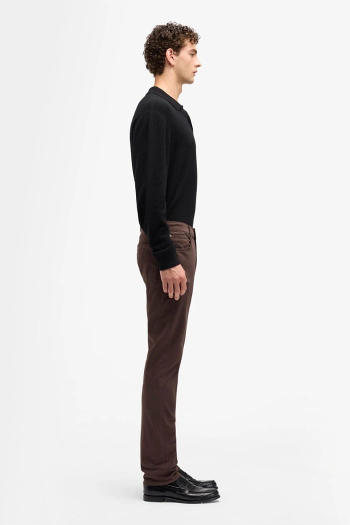 SLIMMY STRETCH SATEEN COFFEE BEAN