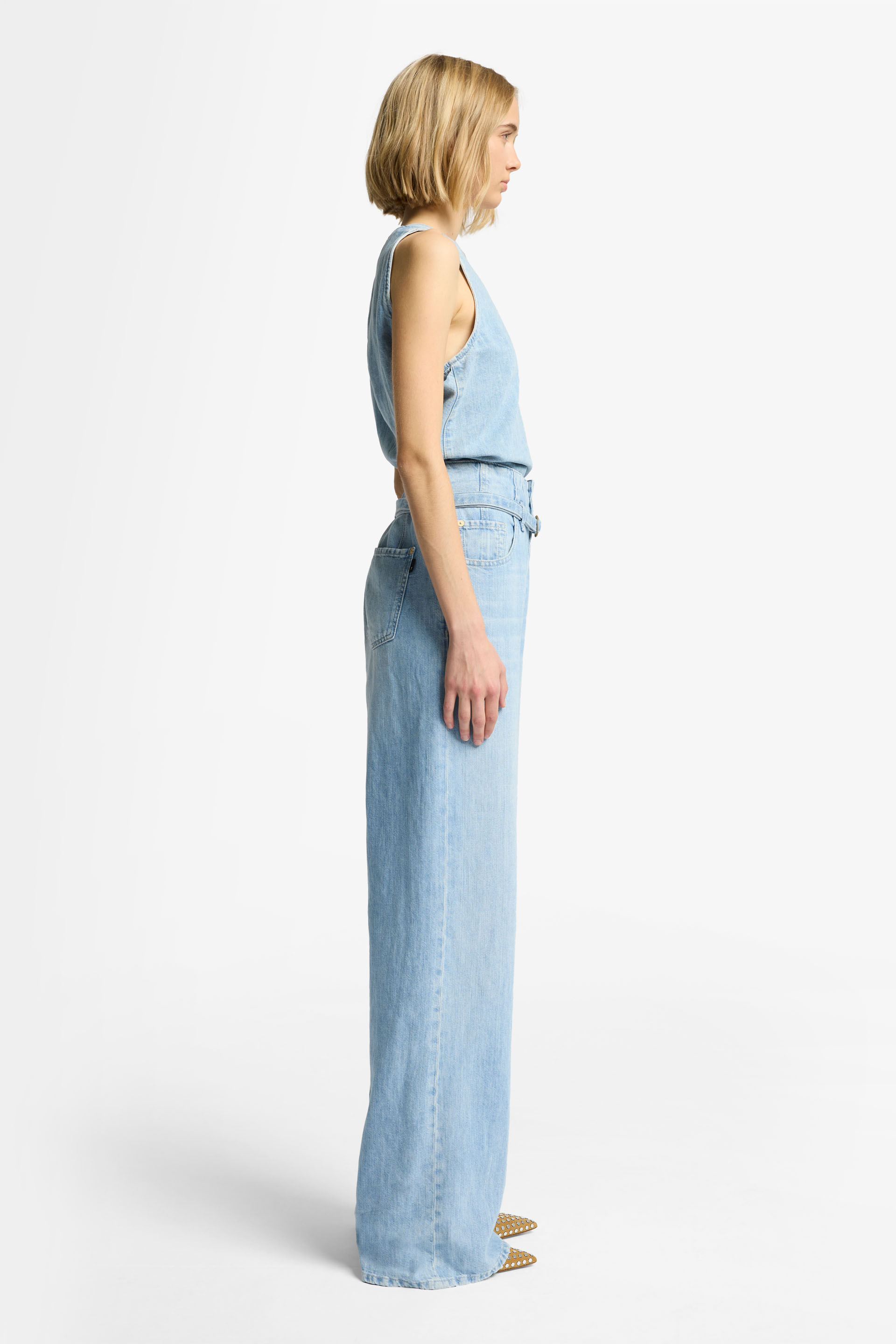 BELTED WIDE LEG KANSAS