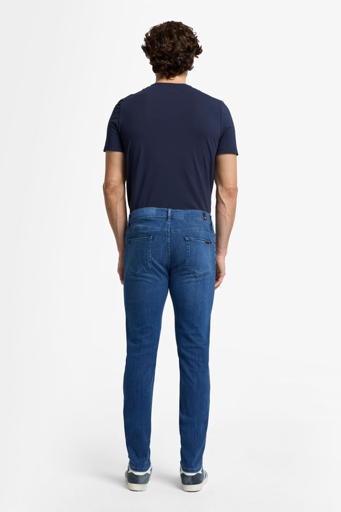 SLIMMY TAPERED MID BLUE
