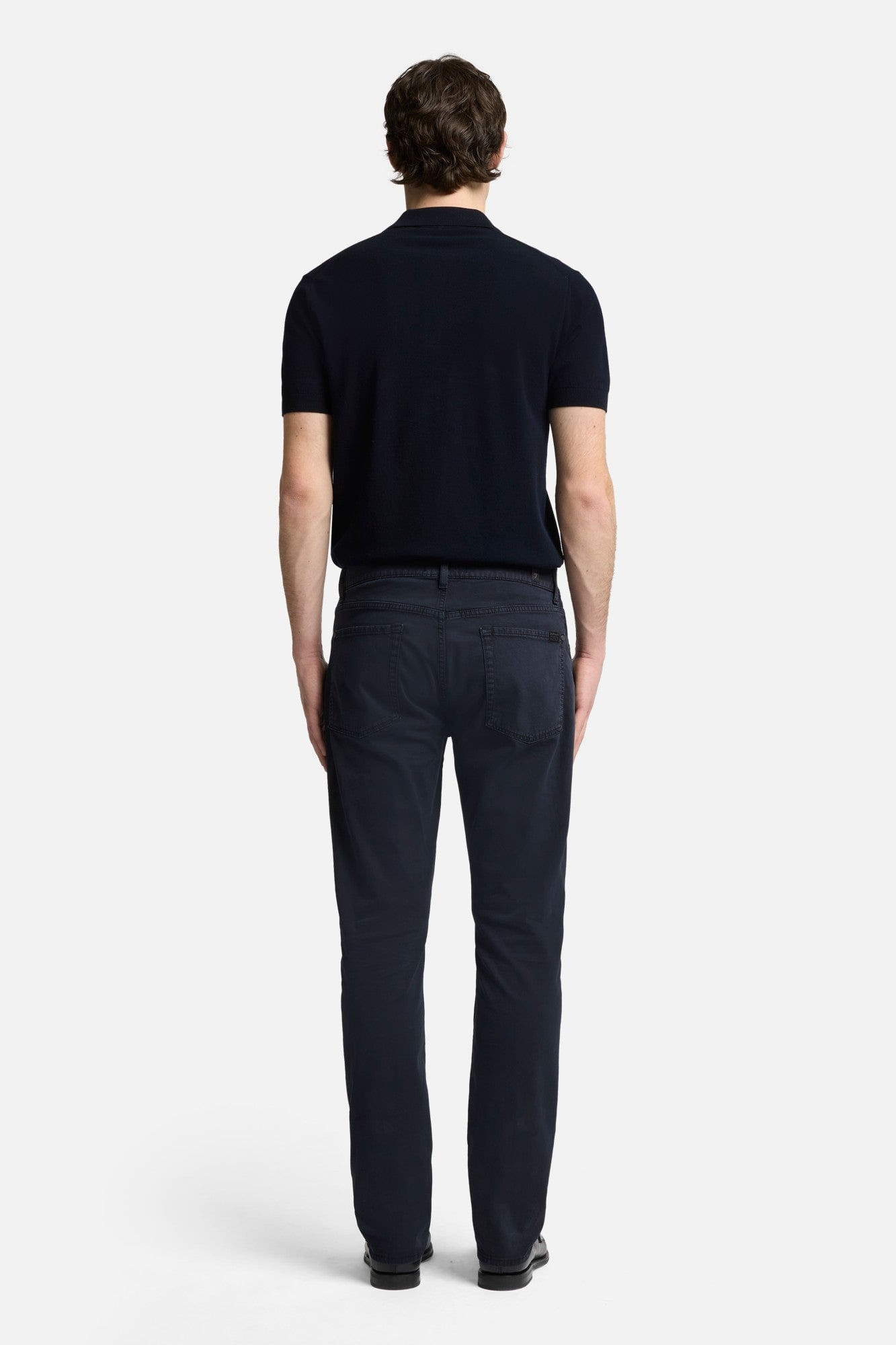 LUXE PERFORMANCE SATEEN THE STRAIGHT IN DEEP NAVY
