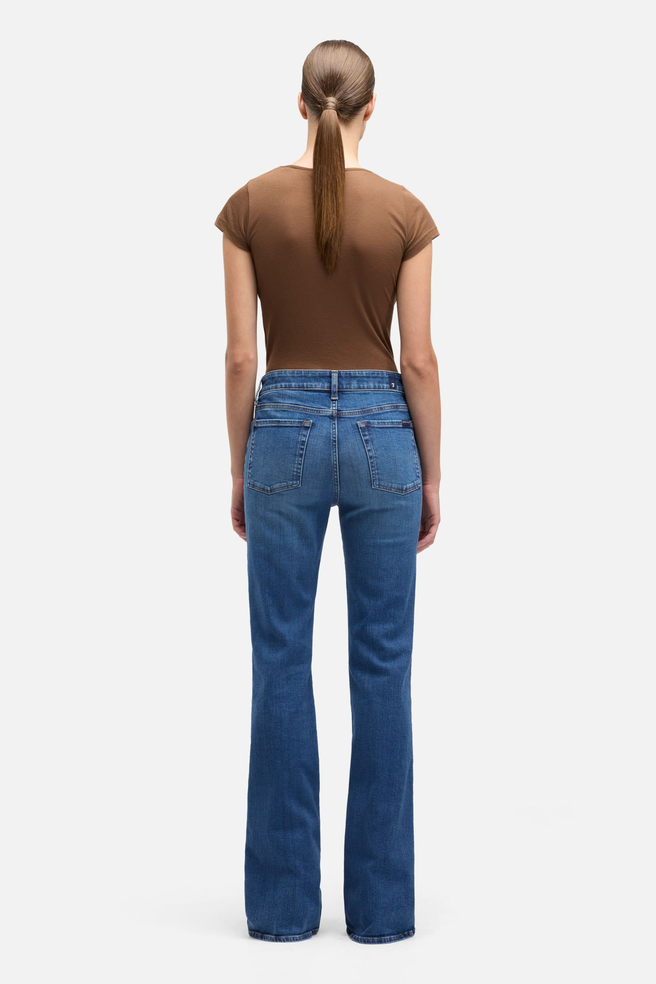 LEGGY BOOTCUT IN SLIM ILLUSION MOONWATER