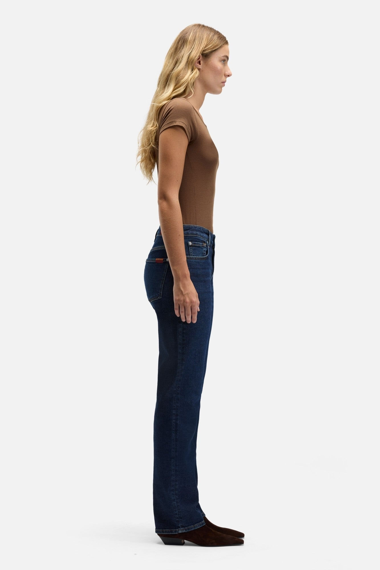 LUXE VINTAGE CALIE STRAIGHT IN BLUECREST