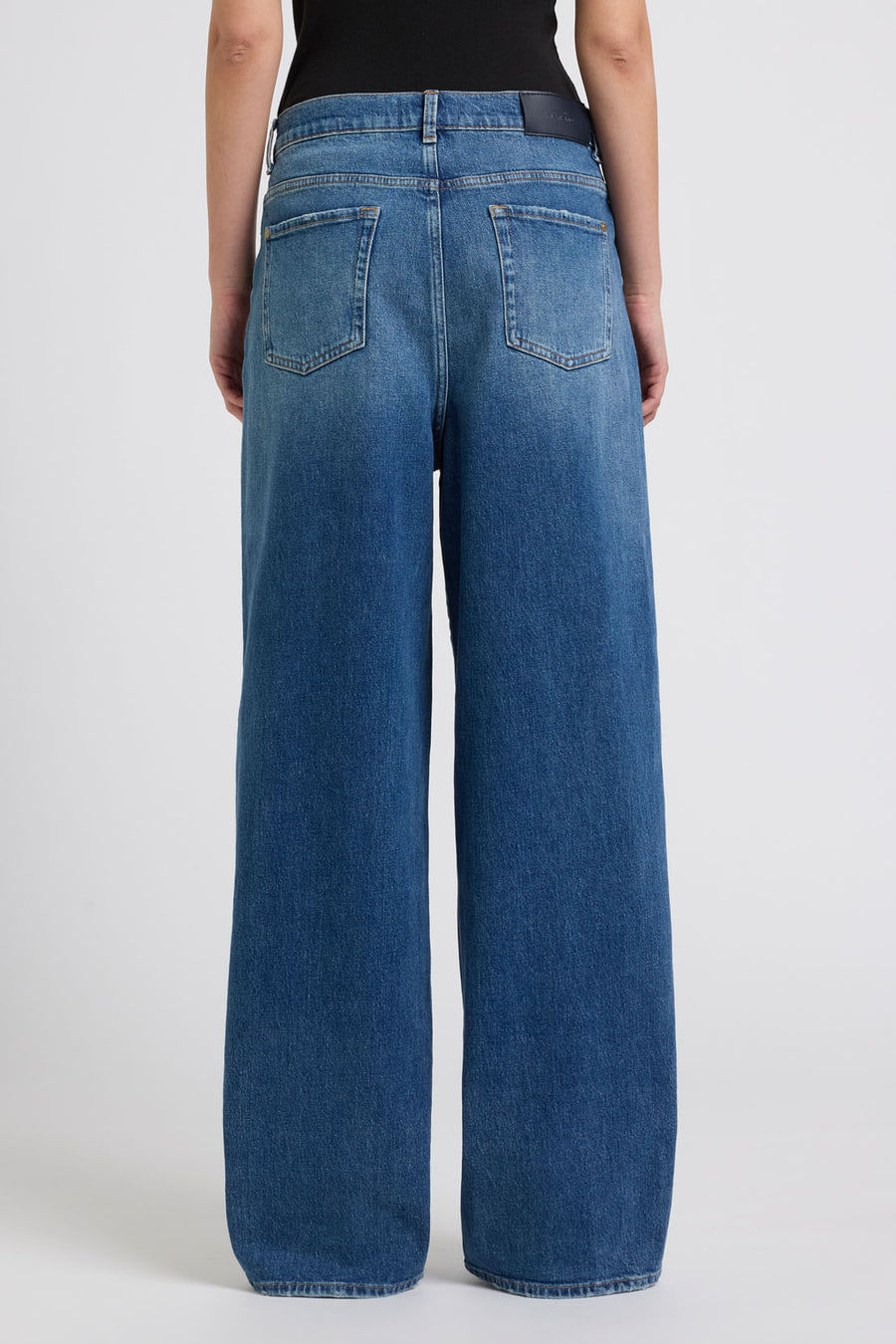 SLOUCHY WIDE MID BLUE