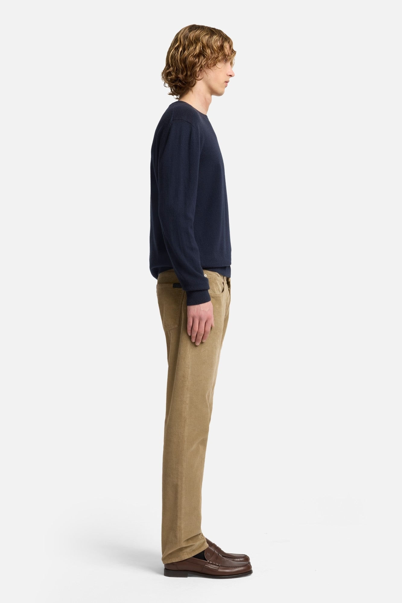 CREW NECK SWEATER CASHMERE INK