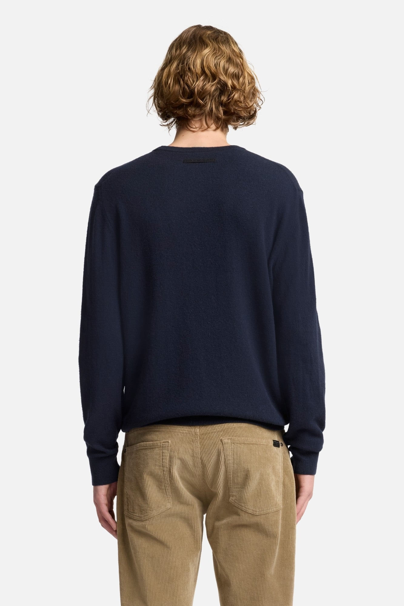 CREW NECK SWEATER CASHMERE INK