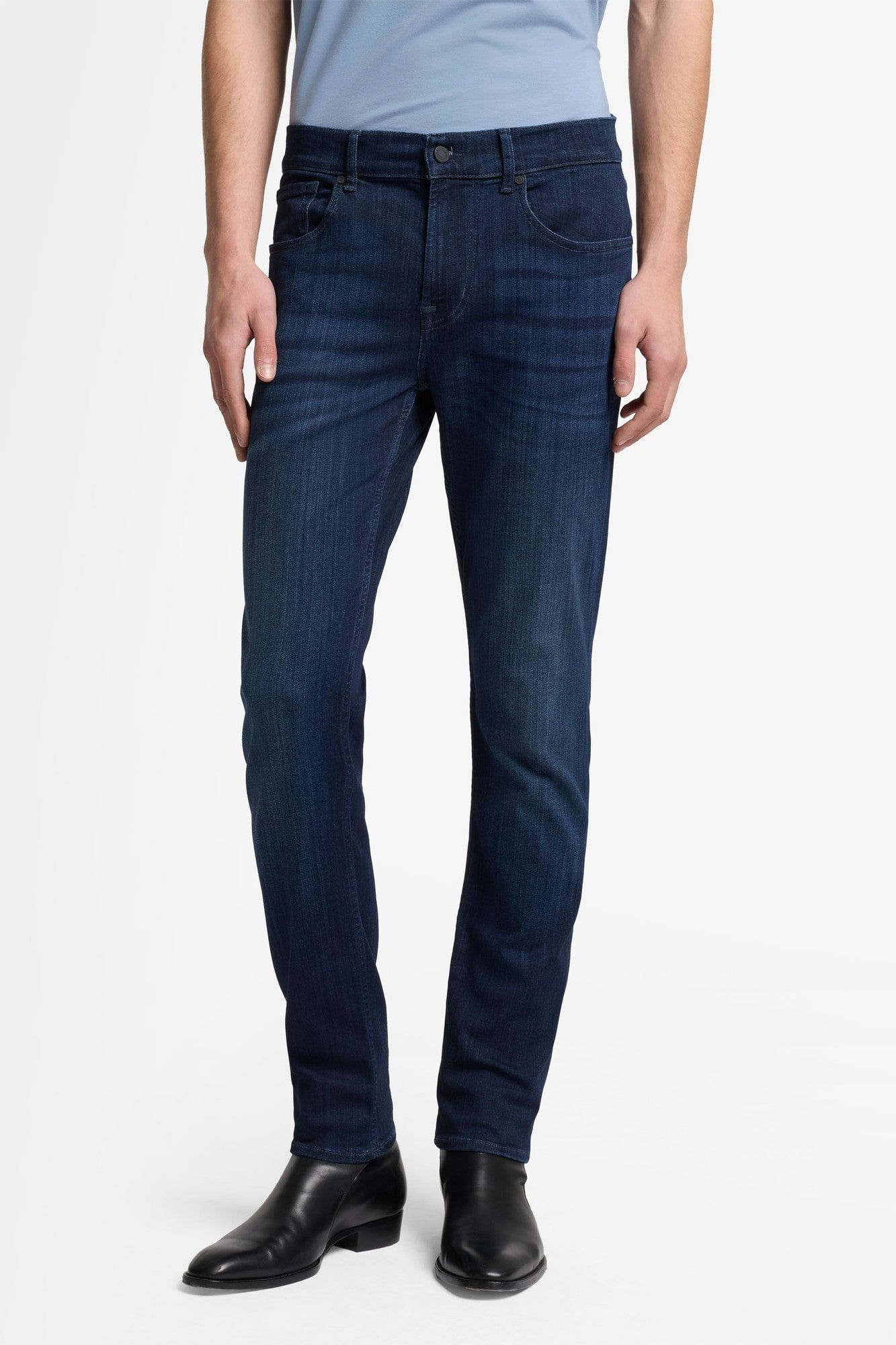 SLIMMY TAPERED IN LUXE PERFORMANCE DEEP BLUE