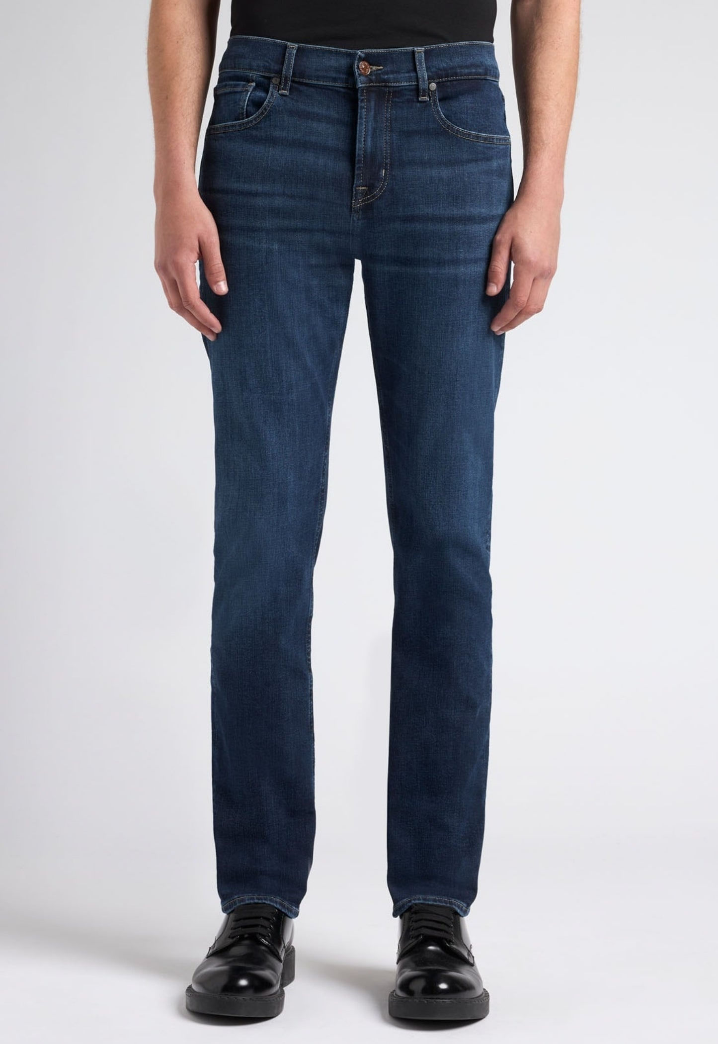 SLIMMY MIRROR MID RISE JEANS DARK BLUE