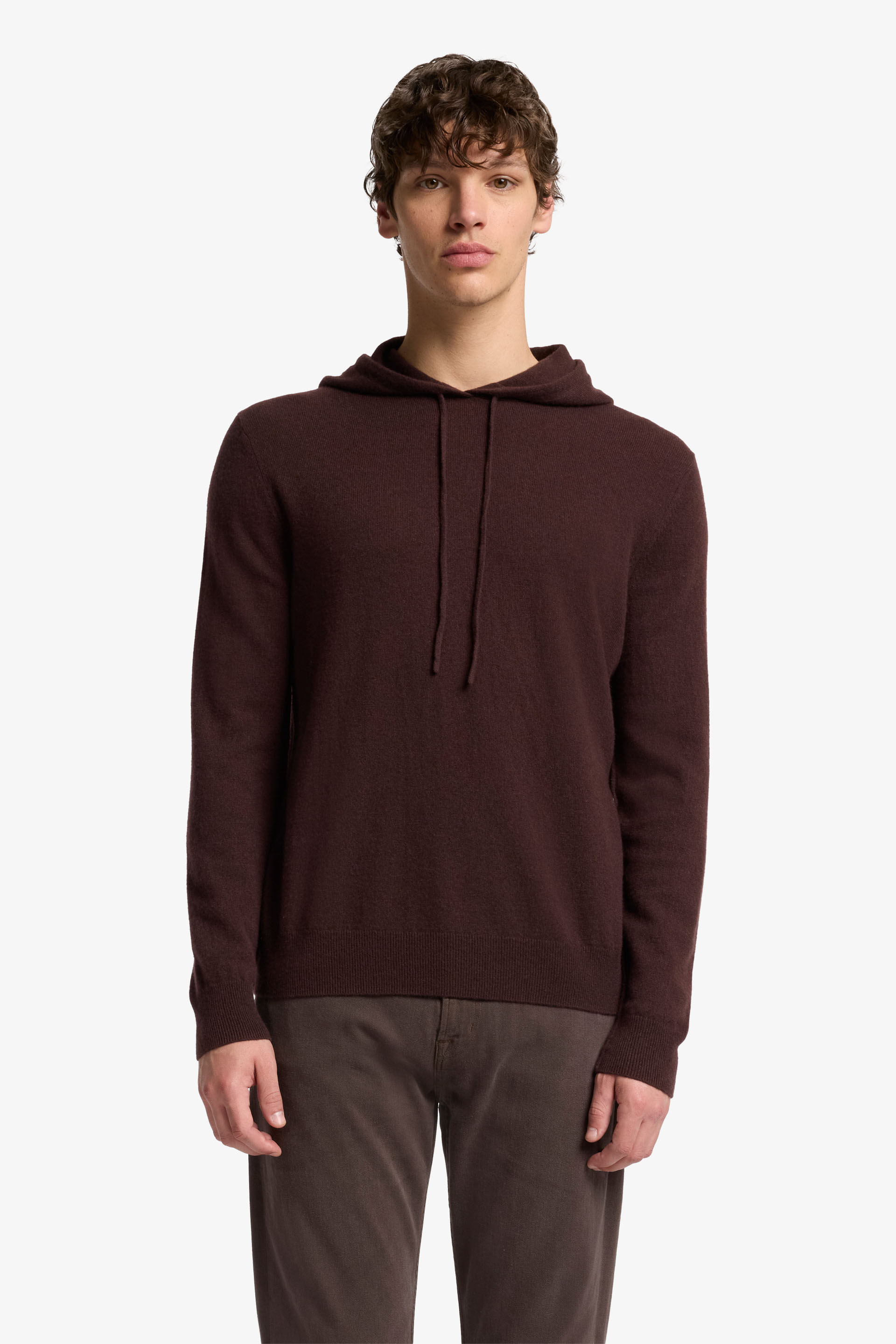 HOODIE CASHMERE COFFEE BEAN