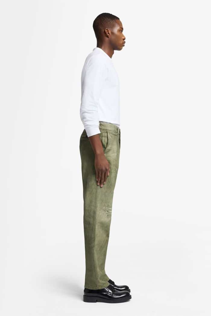 DIGITAL PRINT STRAIGHT CHINO IN RUSSEL