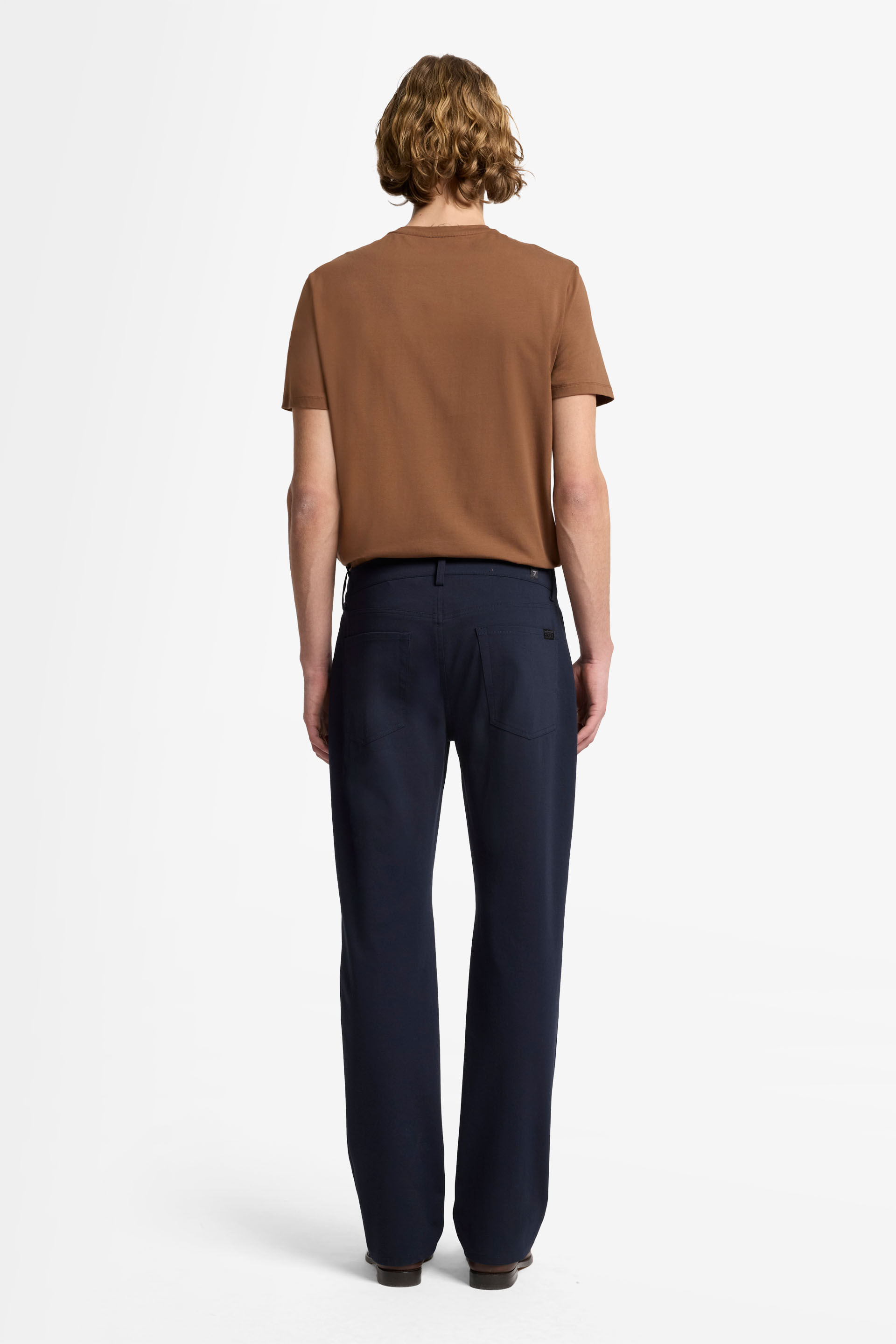 THE STRAIGHT LUXE PERFORMANCE KNIT NAVY