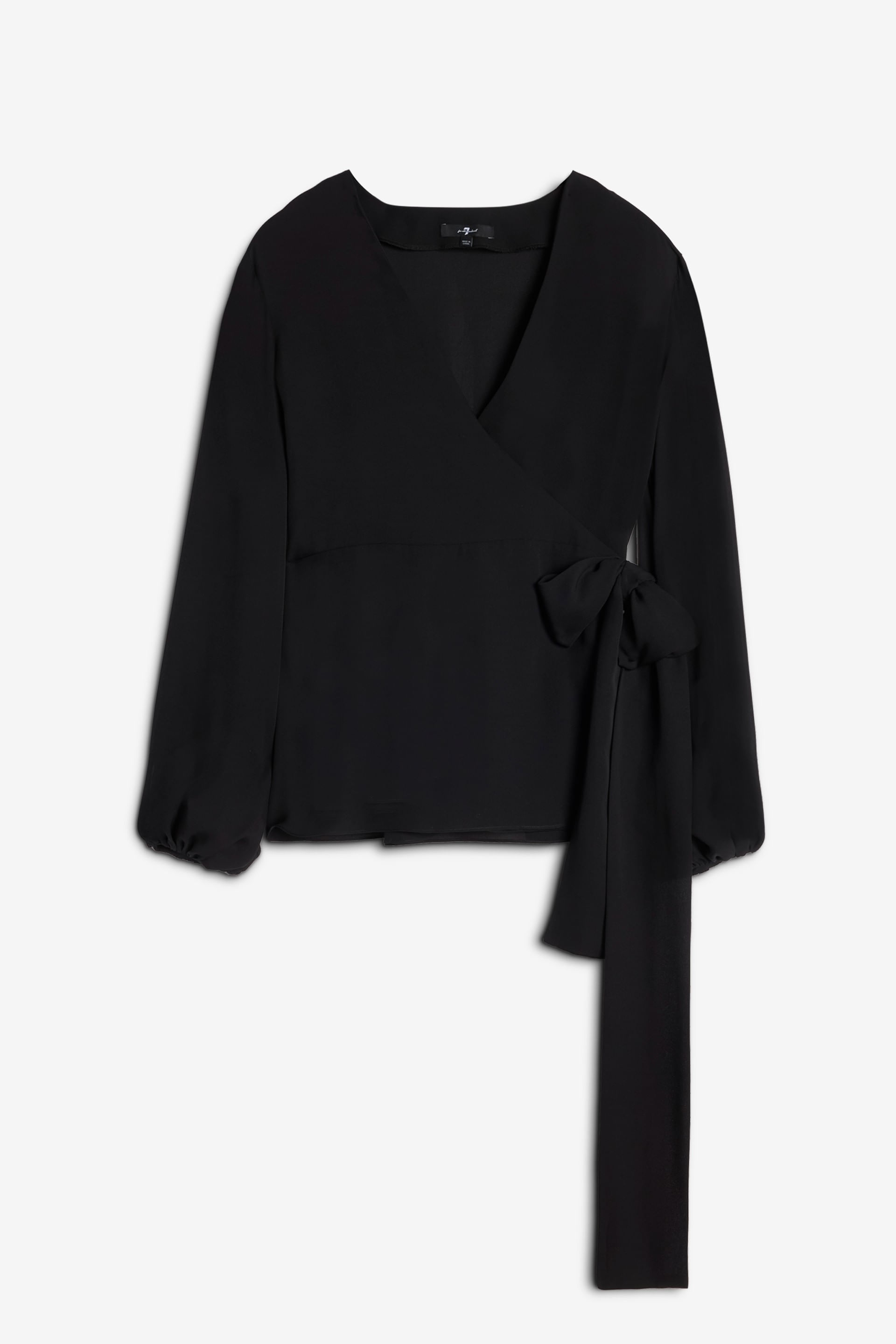 WRAP BLOUSE in Silk