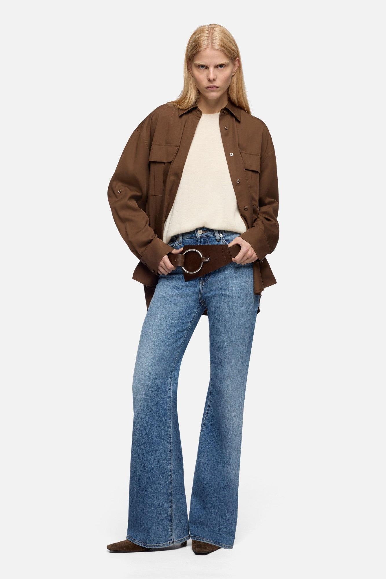 MILITARY SHIRT LYOCELL COCOA