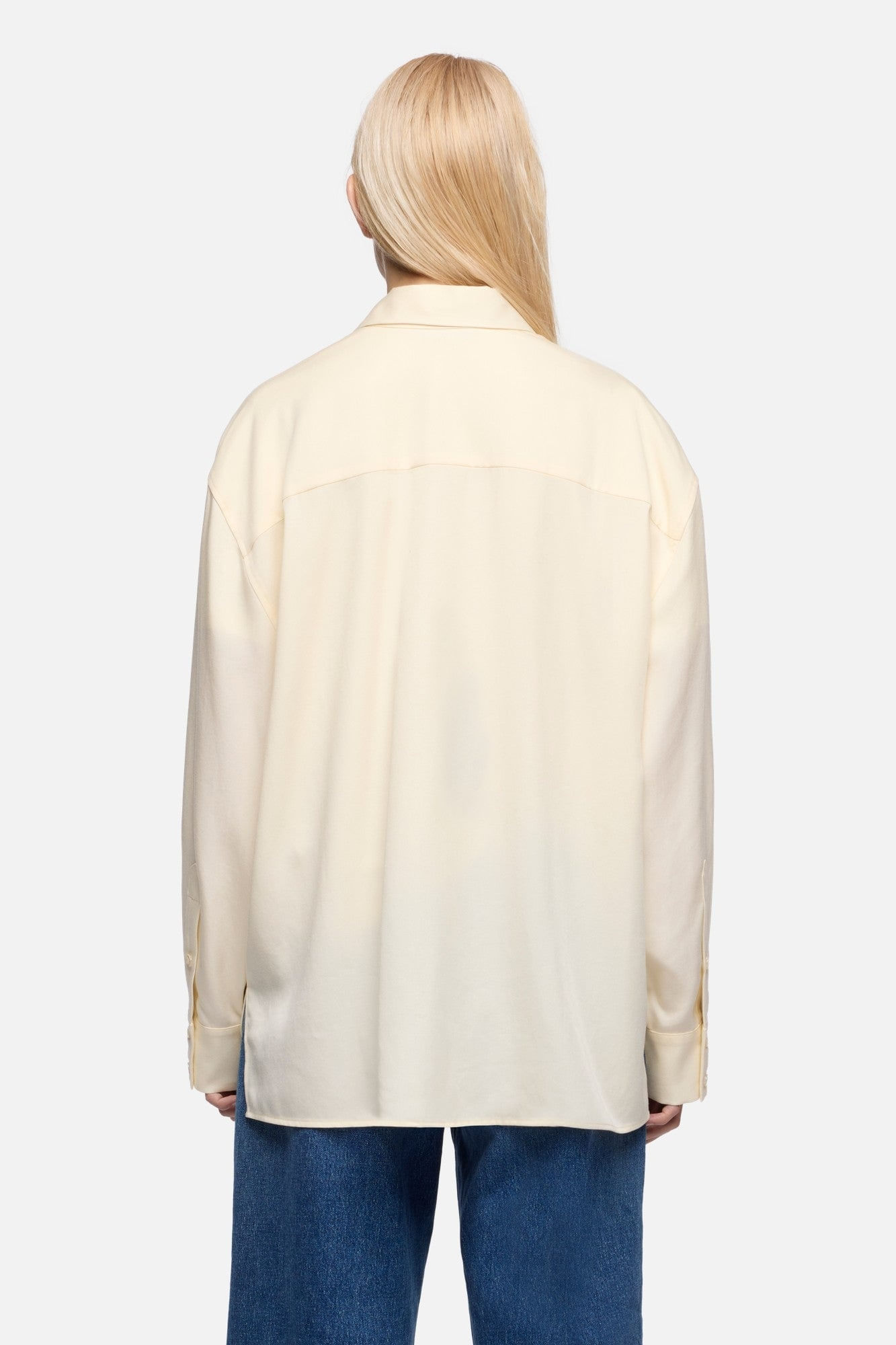 MILITARY SHIRT LYOCELL IVORY