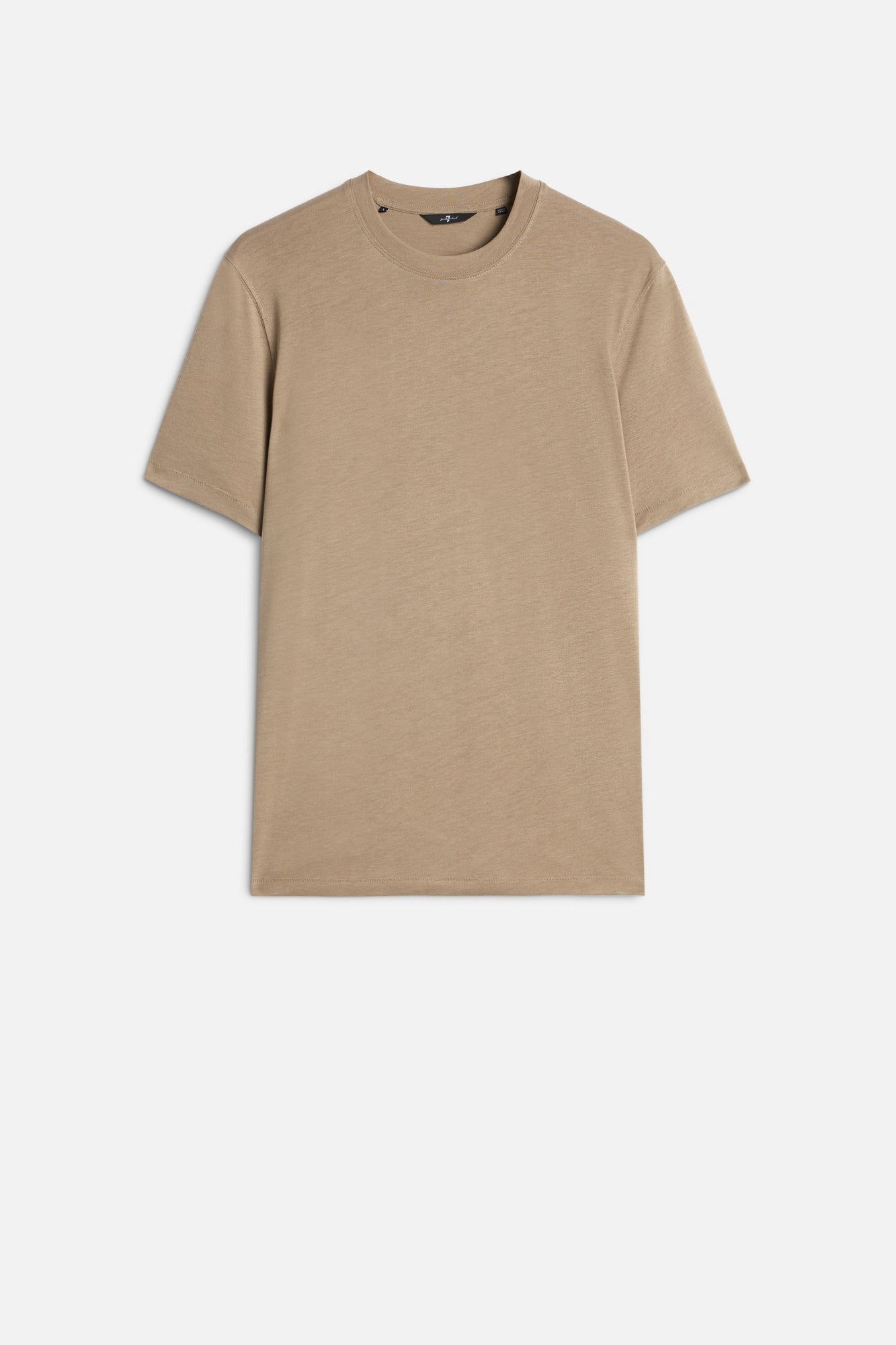 LYOCELL CREWNECK TEE IN SILVER MINK