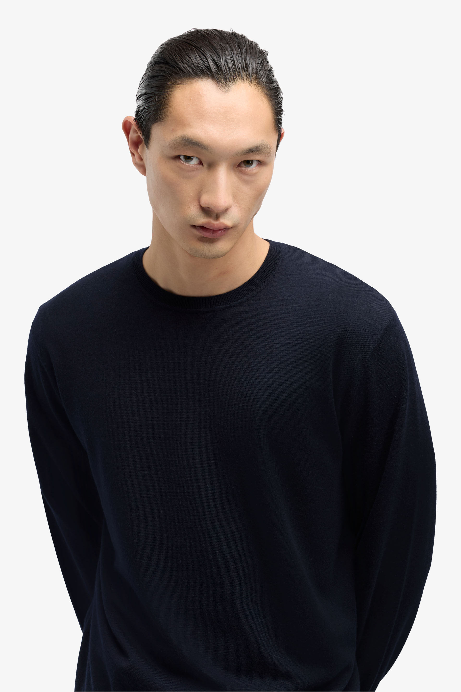 CREWNECK PULLOVER WOOL BLEND