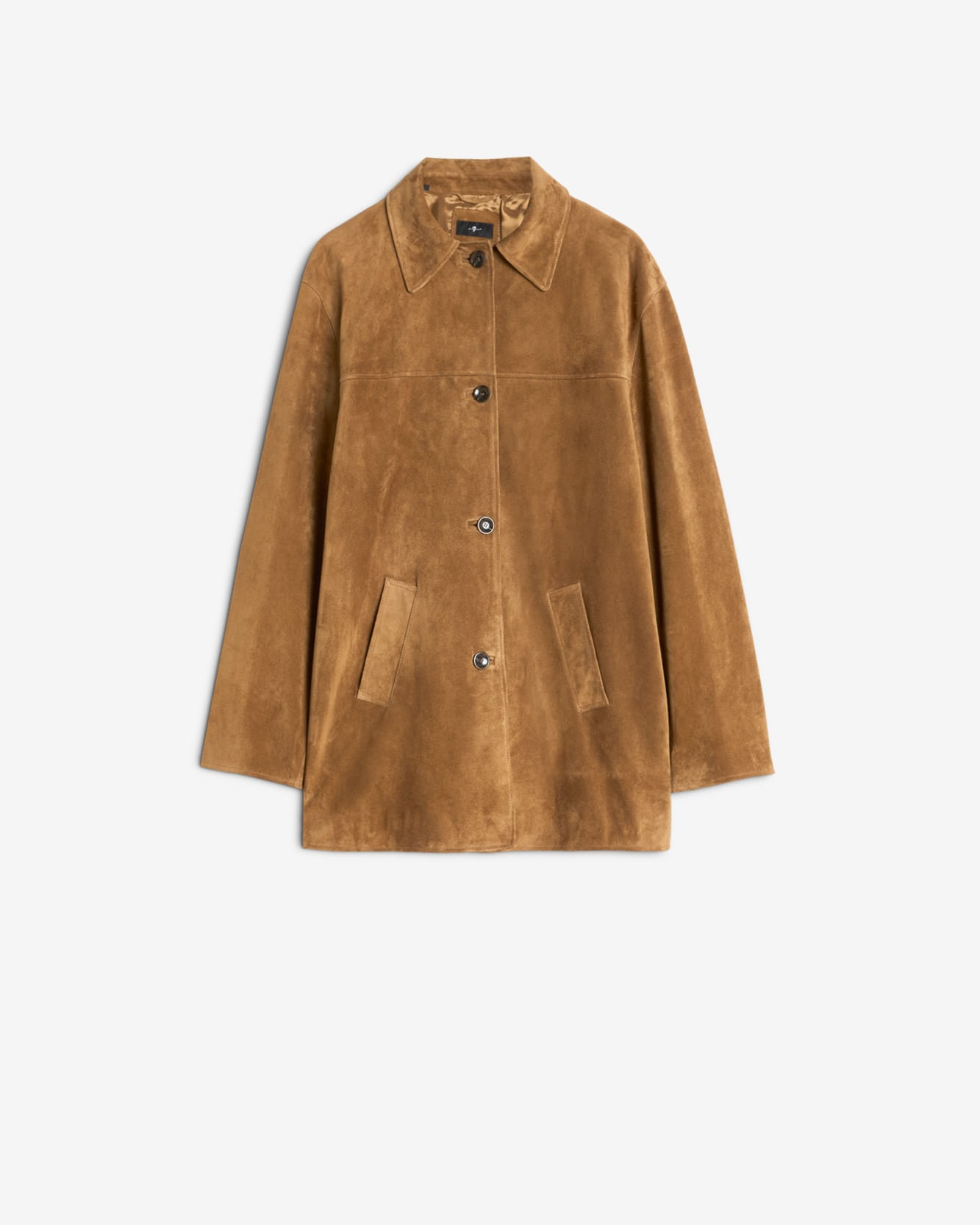 LONG JACKET SUEDE TOBACCO