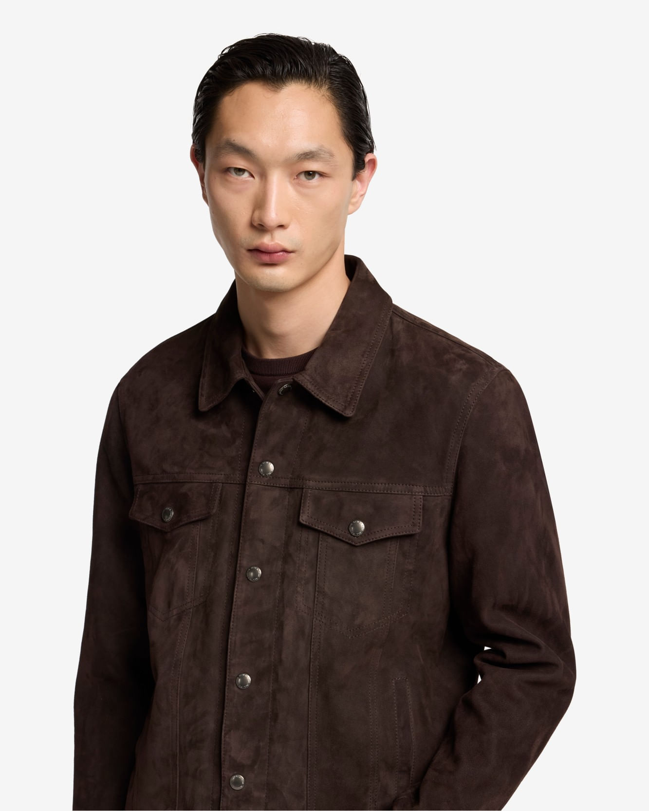 TRUCKER SUEDE COFFEE BEAN