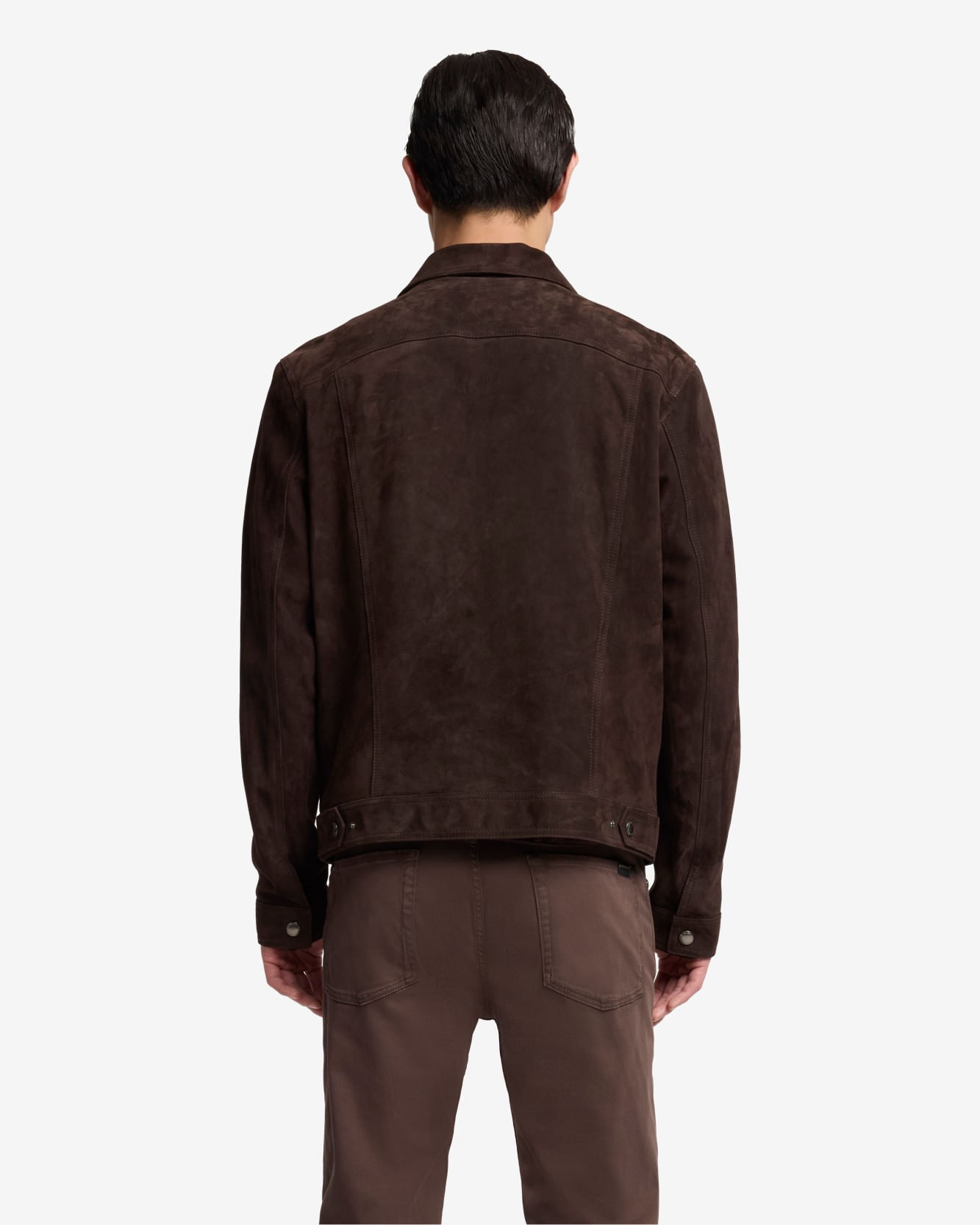 TRUCKER SUEDE COFFEE BEAN