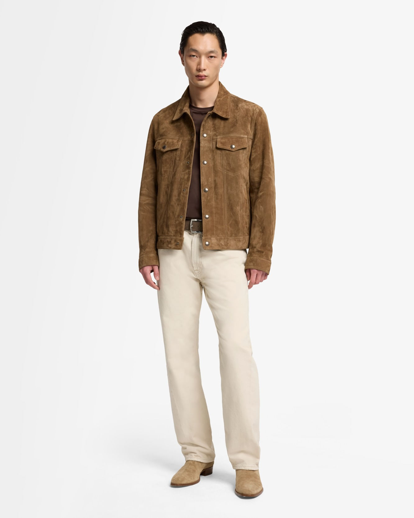 TRUCKER SUEDE CHESTNUT