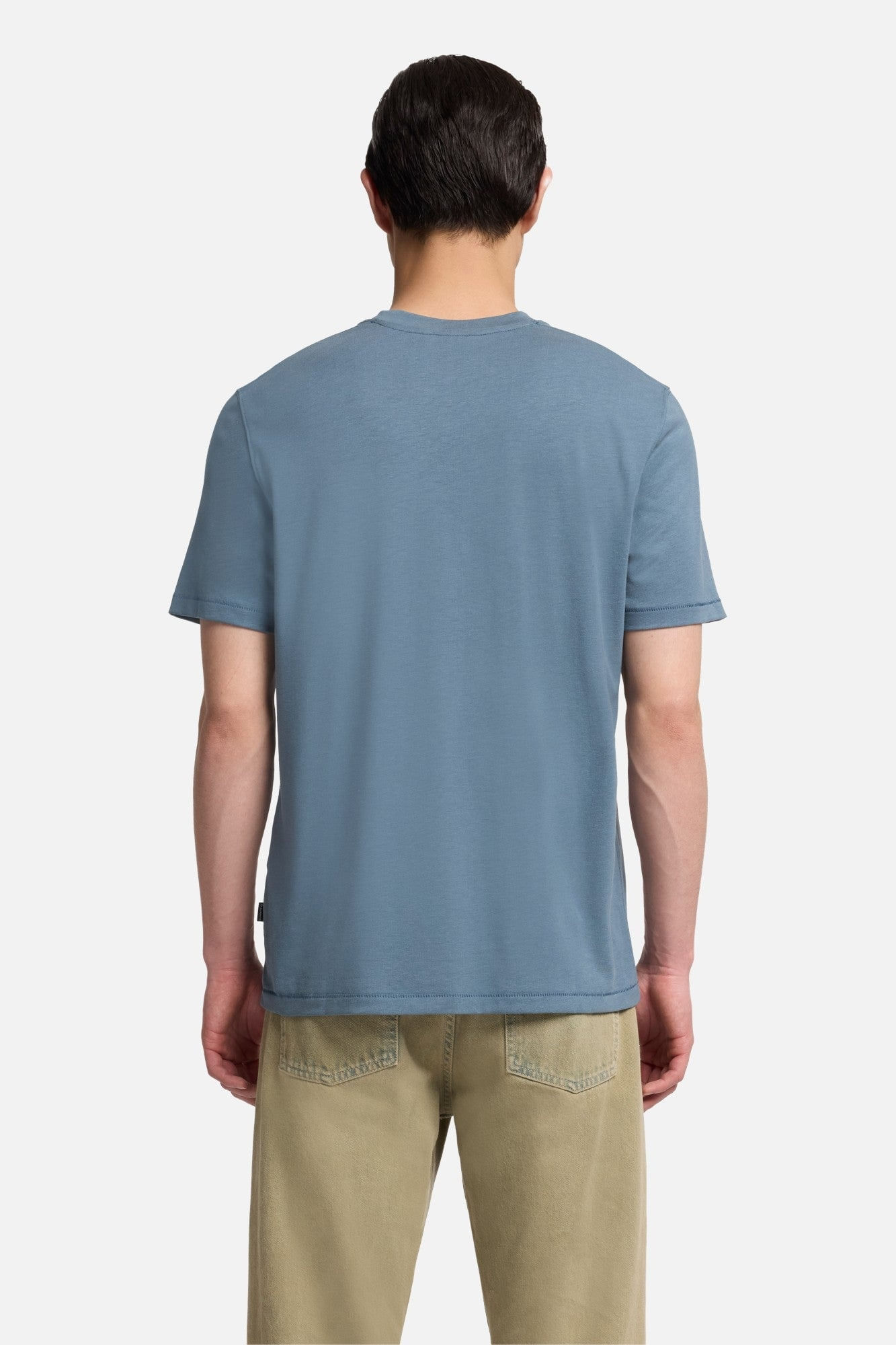 LYOCELL CREWNECK TEE IN TITAN
