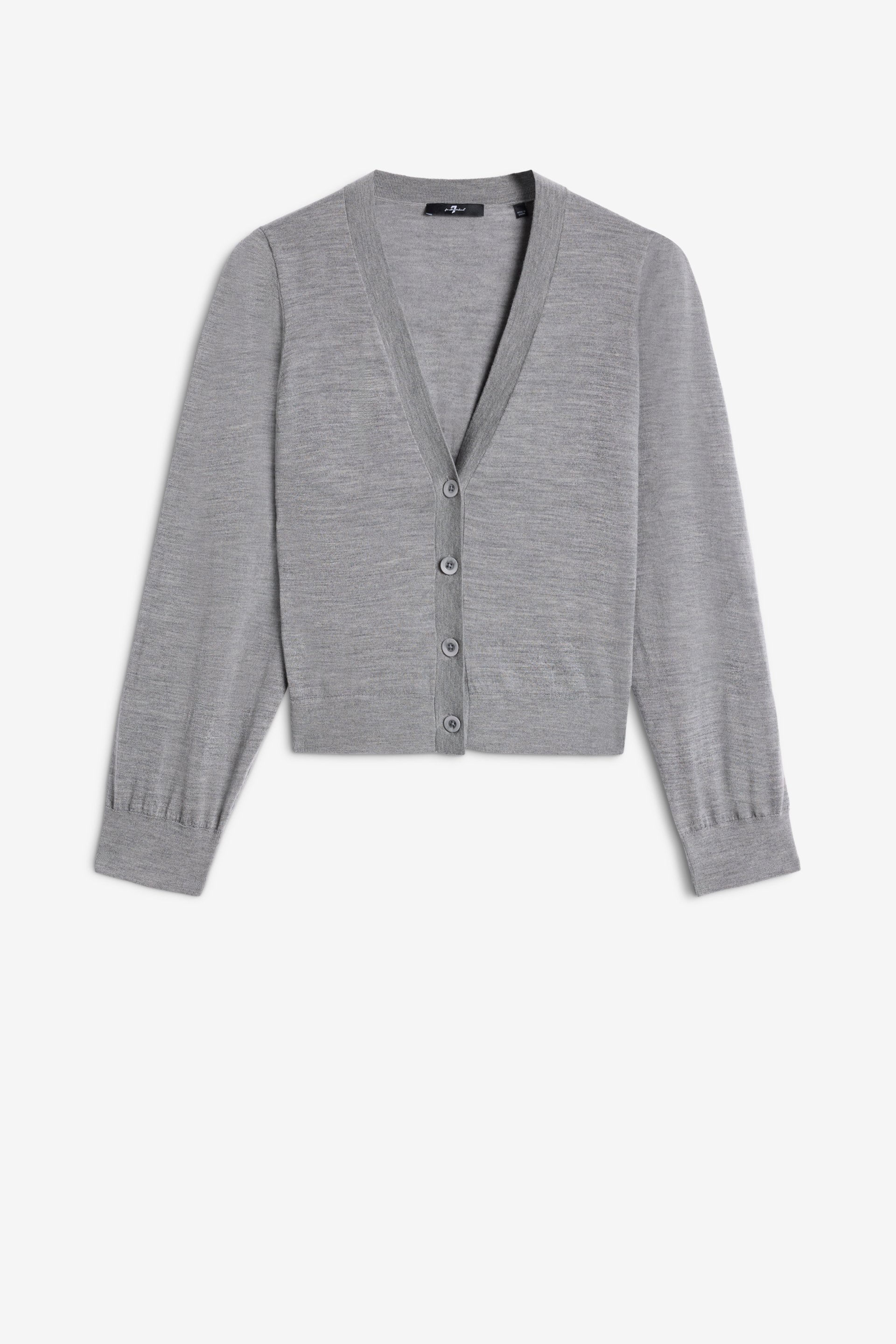 CARDIGAN WOOL BLEND SLATE