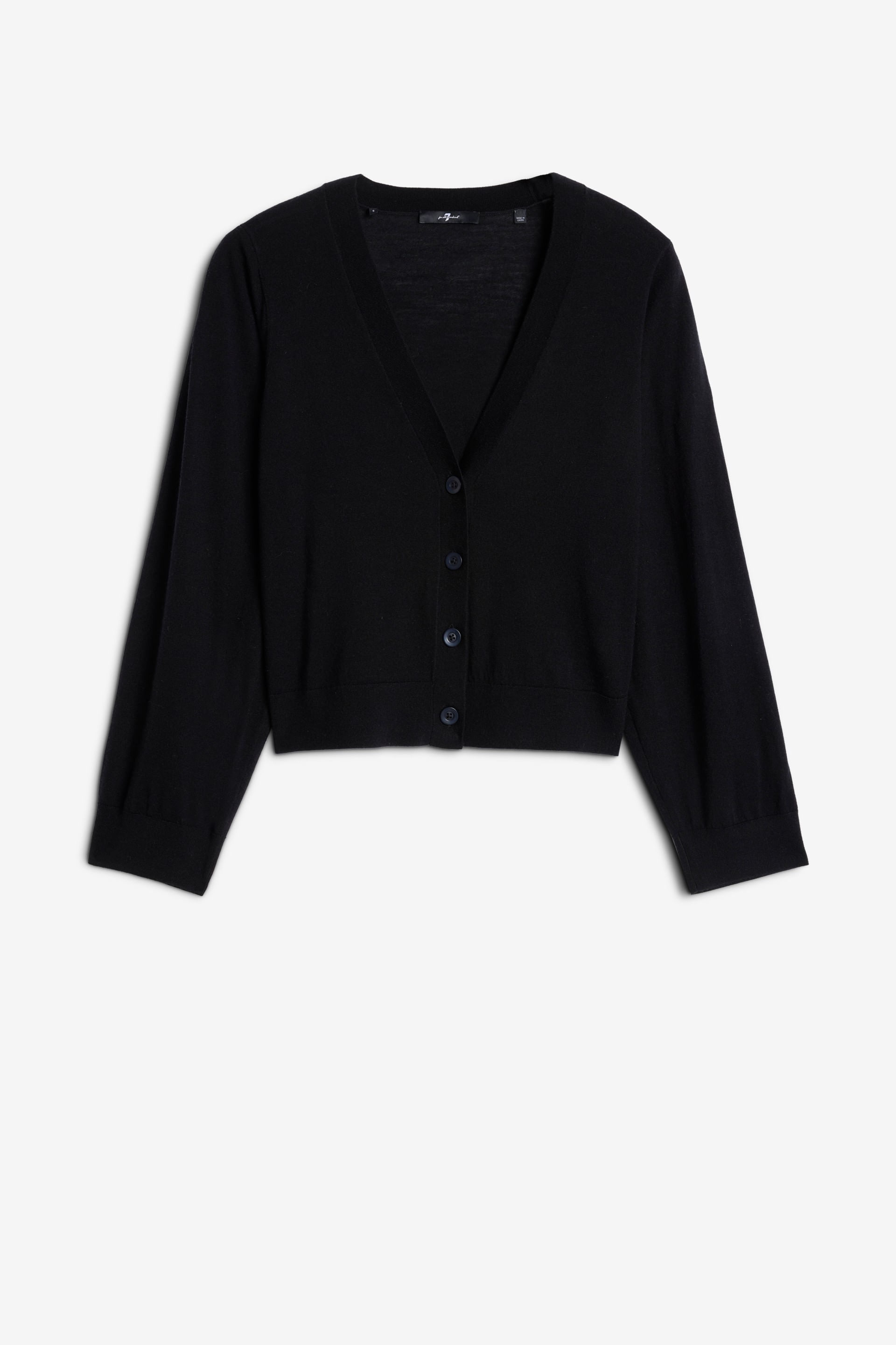 CARDIGAN WOOL BLEND BLACK