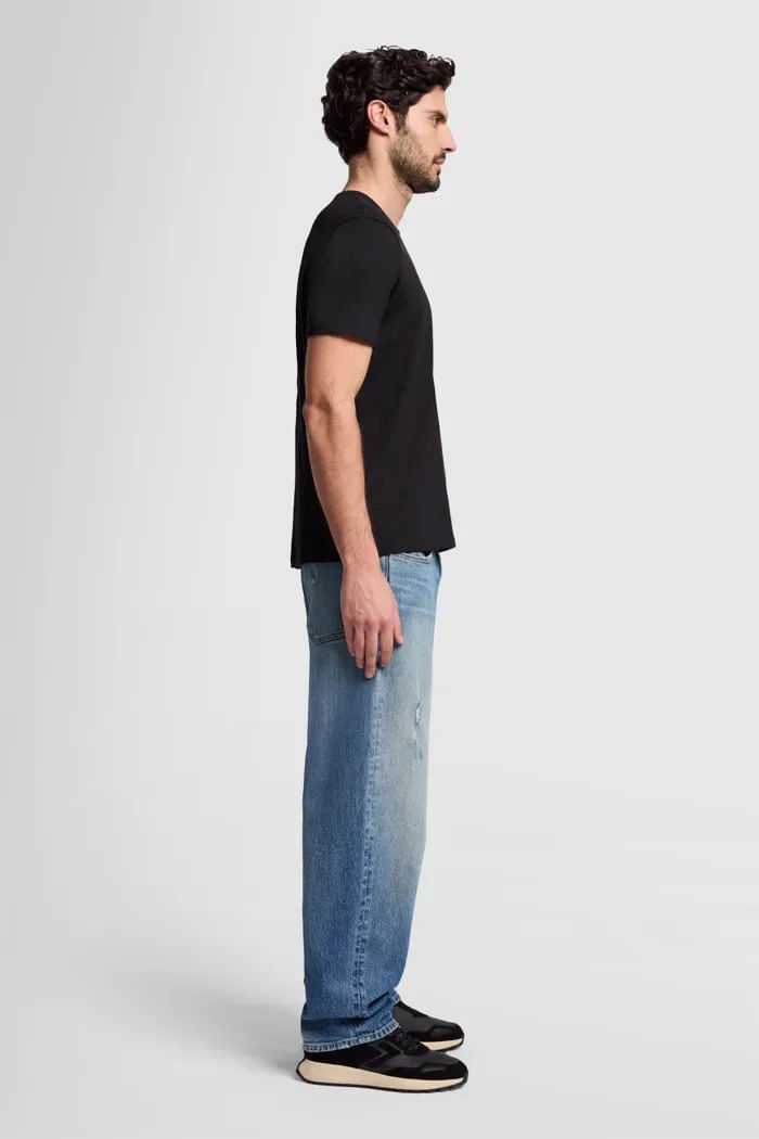 T-SHIRT LINEN BLACK